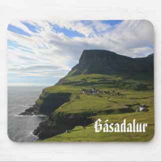 Faroese Village of Gásadalur: Mousepad