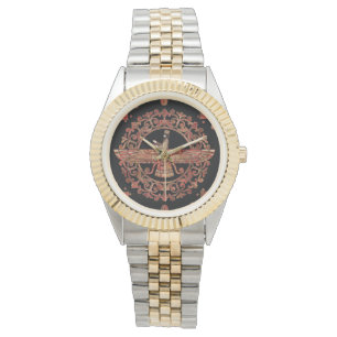 Farohar - Faravahar - Fravashi Marble and Gold Watch
