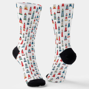 Faróis de Portugal Nautical Crew Socks – Sustainab