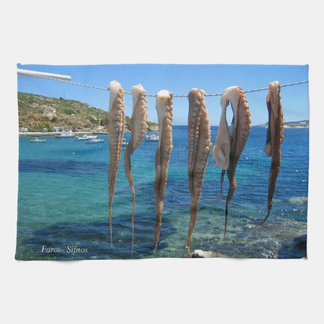 Faros- Sifnos Kitchen Towel (Horizontal)