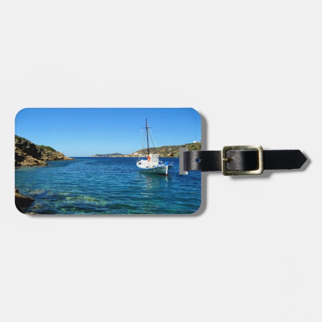 Faros - Sifnos Luggage Tag (Front Horizontal)