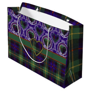 Farquarson clan Plaid Scottish tartan Large Gift Bag