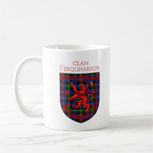Farquharson Tartan Scottish Plaid Lion Rampant Coffee Mug