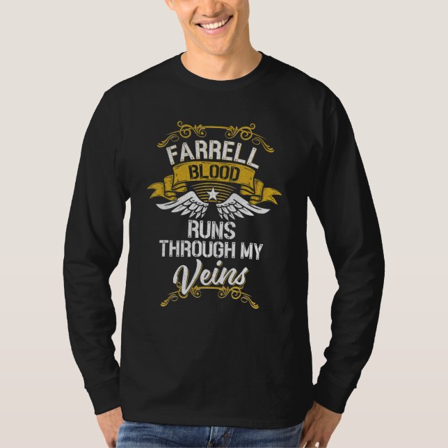 Farrell Blood Runs Through My Veins T-Shirt (Front)