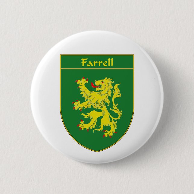 Farrell Coat of Arms/Family Crest 2 Inch Round Button (Front)