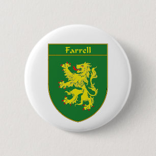Farrell Coat of Arms/Family Crest 2 Inch Round Button