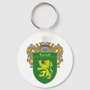 Farrell Coat of Arms (Mantled) Keychain