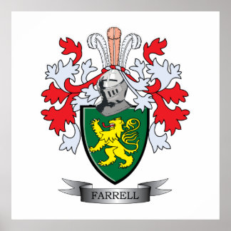 Farrell Coat of Arms Poster