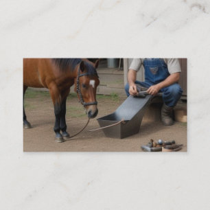 Farrier Business Card