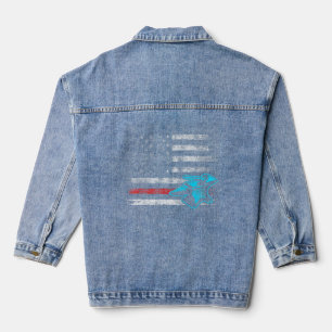 Farrier Horseshoe Hoof Trimming Equine Shoeing 100 Denim Jacket