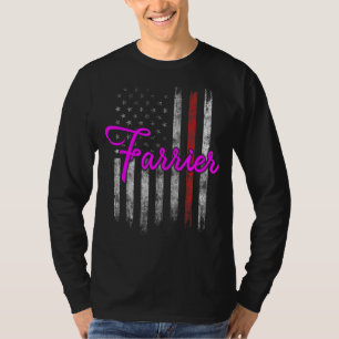 Farrier Horseshoe Hoof Trimming Equine Shoeing _12 T-Shirt