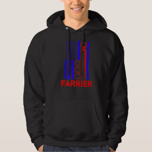 Farrier Horseshoe Hoof Trimming Equine Shoeing 1 Hoodie