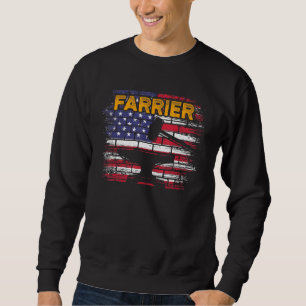 Farrier Horseshoe Hoof Trimming Equine Shoeing _44 Sweatshirt