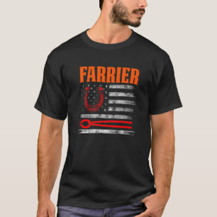 Farrier Horseshoe Hoof Trimming Equine Shoeing T-Shirt