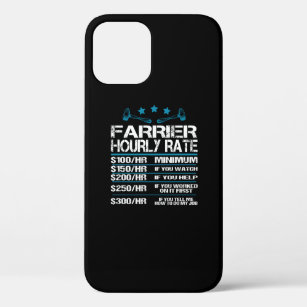 Farrier Hourly Rate Funny Design iPhone 12 Case