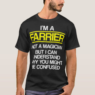 Farrier Magician Horseshoe Hoof Trimming Equine Sh T-Shirt