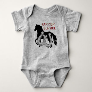 Farrier Service Baby Bodysuit
