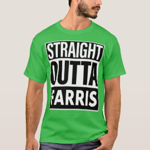 Farris Name Straight Outta Farris T-Shirt