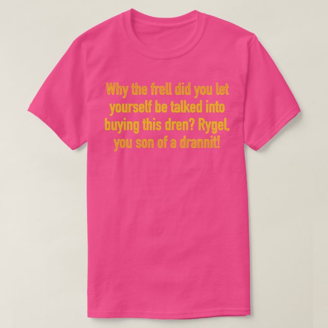 Farscape Cussing T-Shirt (Design Front)