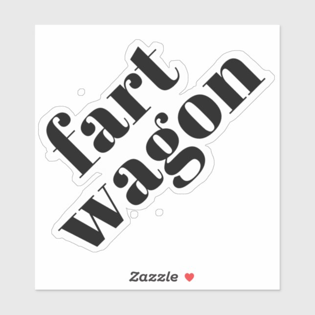 fart  bumper sticker (Sheet)