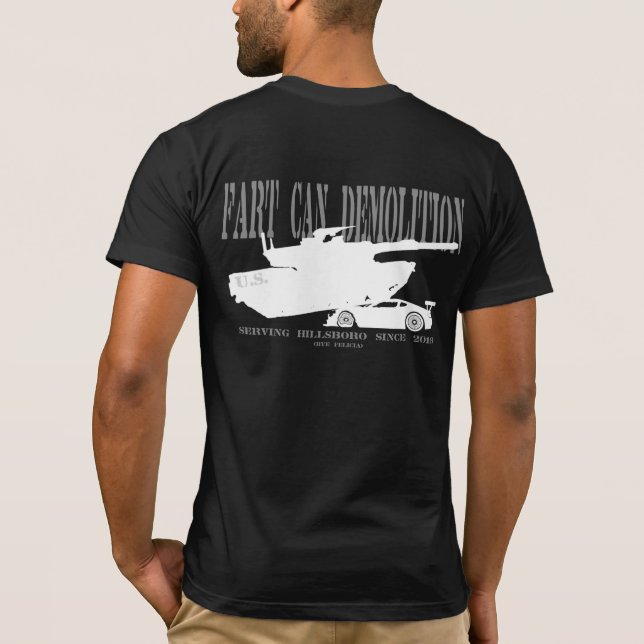 Fart Can Demolition T-Shirt (Back)
