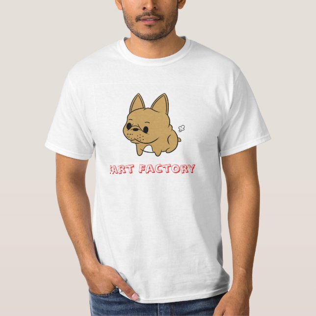 Fart Factory T-Shirt for Men (Fawn) (Front)