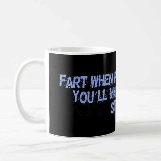 Fart Hug Strong Coffee Mug (Left)