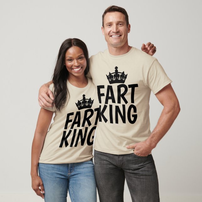 FART KING Funny T-shirts for Dad or Husband (Unisex)