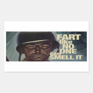 Fart like no one can smell it sticker
