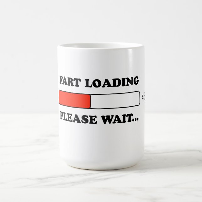 Fart loading coffee mug (Center)