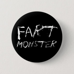 Fart Monster 2 Inch Round Button