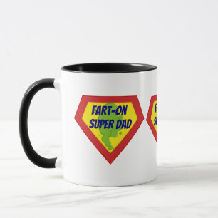 Fart- On Super Dad  Mug
