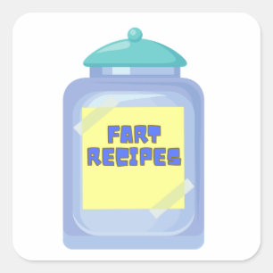 Fart Recipes Square Sticker