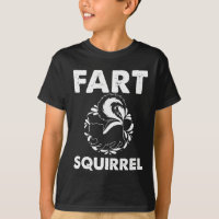 Fart Squirrel Humour Funny Skunk Fan