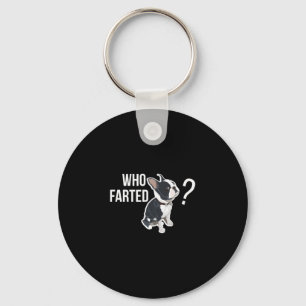 Farted Fun French Bulldog Quote  Keychain