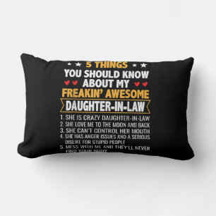 Farther And Mother In Law From Daughter In Law Lumbar Pillow
