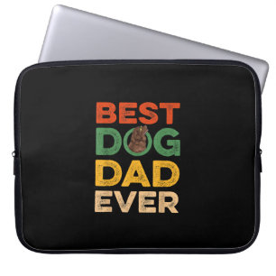 Farther day best newfoundland dog dad ever gifts laptop sleeve