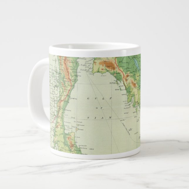 Farther India Large Coffee Mug (Front Left)