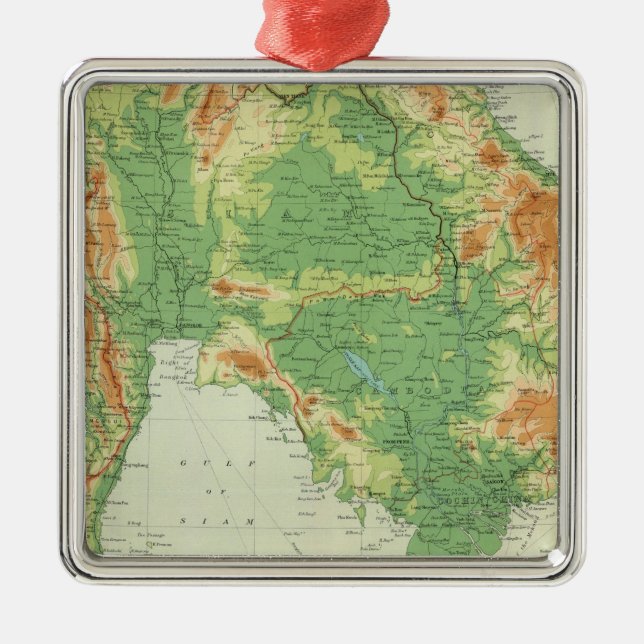 Farther India Metal Ornament (Front)
