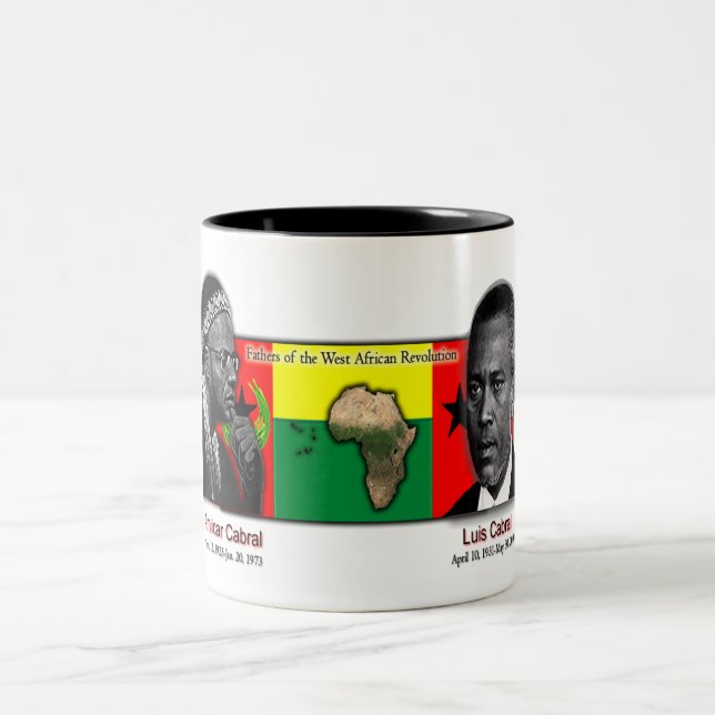 farthers of west african revolution Two-Tone coffee mug (Center)