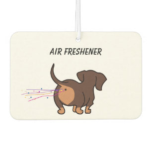 Farting Dachshund Air Freshener