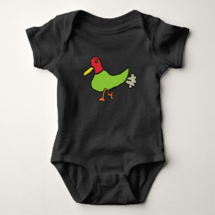 Farting Duck Baby Bodysuit