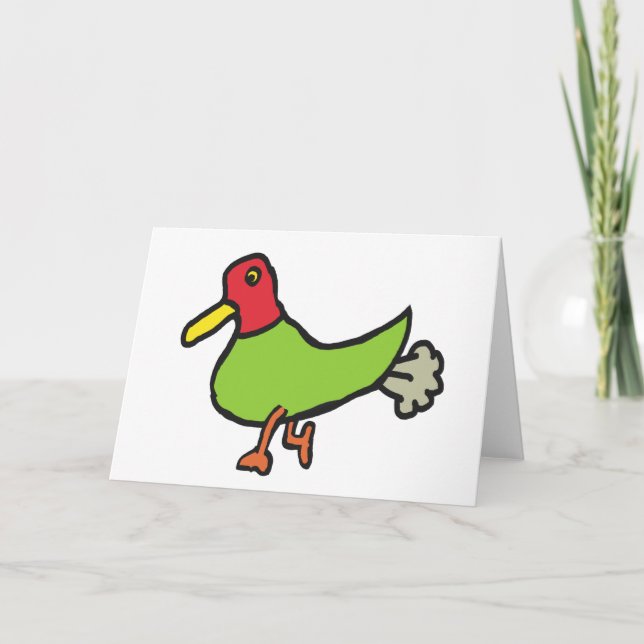 Farting Duck Card (Front)