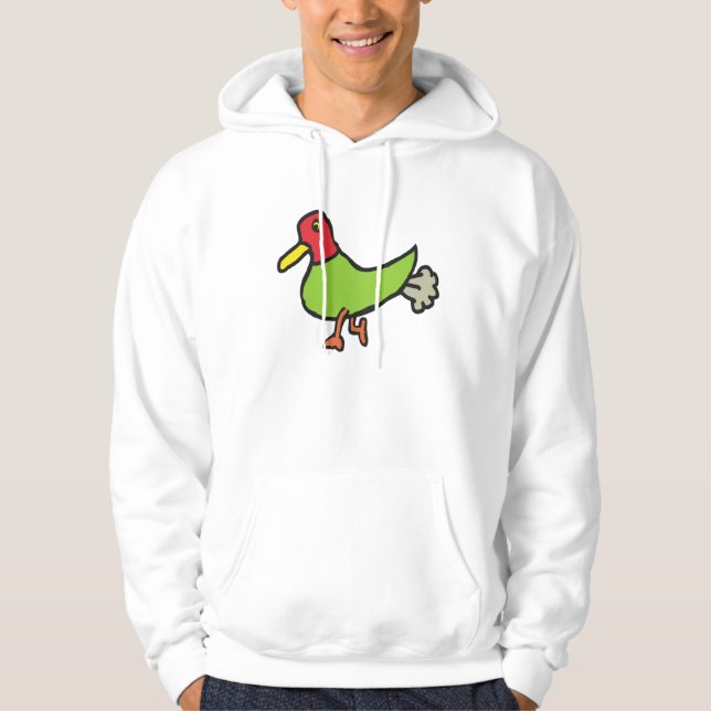 Farting Duck Hoodie (Front)