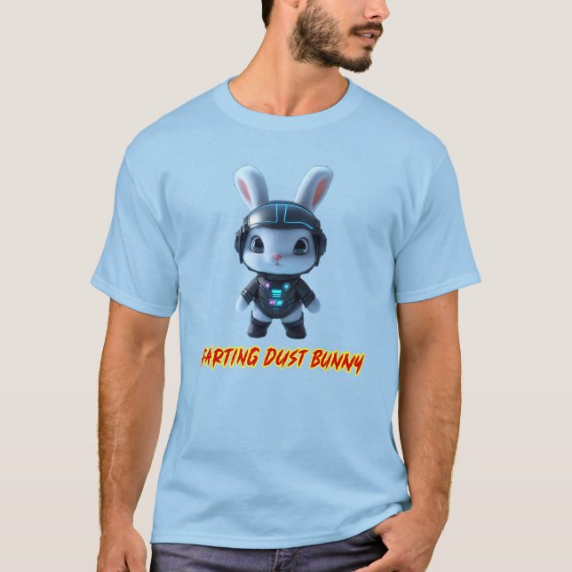 Farting Dust Bunny  T-Shirt (Front)