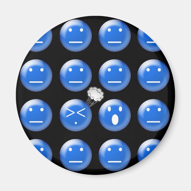 Farting Faces magnet (Front)