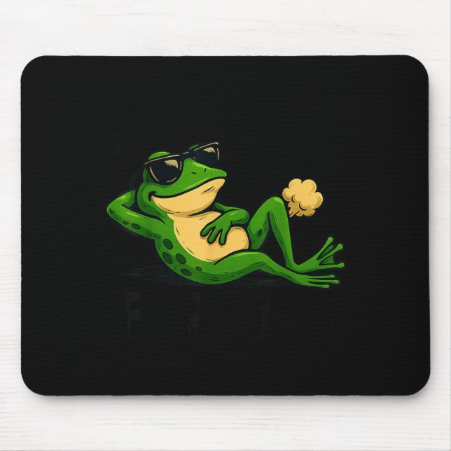 Farting I Sometimes Frog Just Club Mouse Pad (Front)