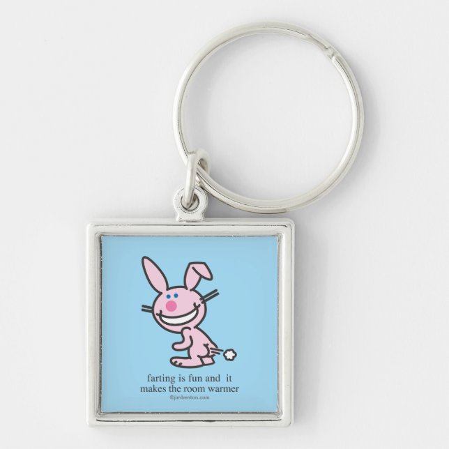 Farting is Fun Keychain (Front)