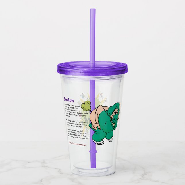 Farting Nurse Acrylic Tumbler (Front)