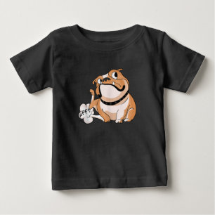 Farting Pitbull Lover Funny Bulldog Dog Mom Lover Baby T-Shirt